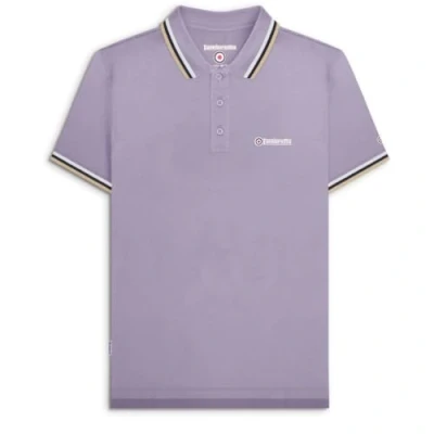 Image of Lambretta Mens Tip Polo Dusk White M