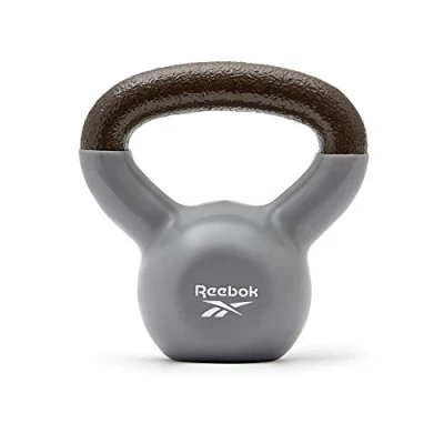 Image of Reebok Unisex&#039;s Kettlebell, Grey, 4 kg