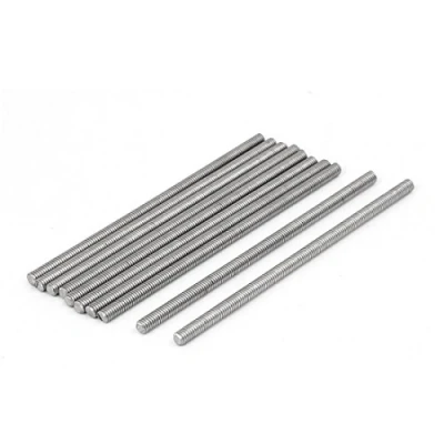 Image of sourcingmap M4 x 90mm 304 Stainless Steel Fully Threaded Rod Bar Studs Fasteners 10 Pcs