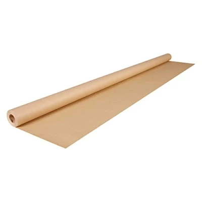 Image of Clairefontaine Ref 975838C Kraft Paper Roll (Single Roll) 1.3 x 10m Size, 160gsm Paper, Acid Free, pH Neutral Suitable for Painting &amp; Drawing Plain Brown