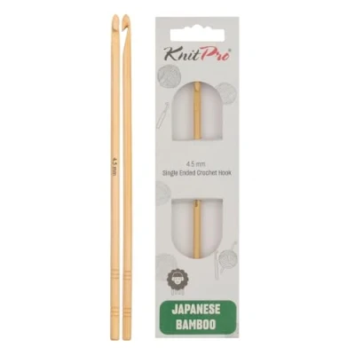 Image of KnitPro Bamboo crochet hook 4.50mm 3pcs