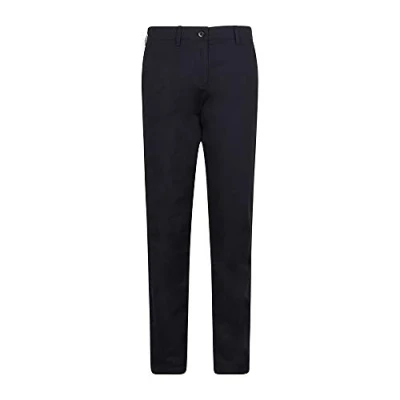 Image of Henbury Womens/Ladies Stretch Chinos (8 UK) (Navy)