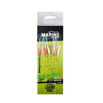 Image of Marine Cast 7 hooks sabiki rigs/Mackerel feathers (5/10 pack) (Mini Hokkai(5pack))