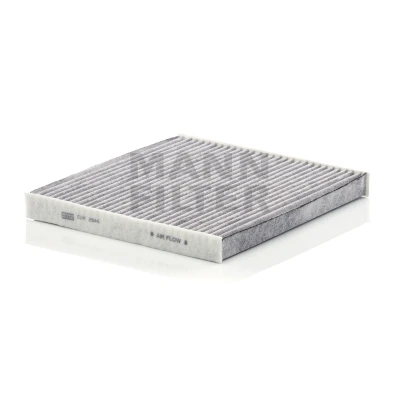 Image of 6000633318, 71776016, 77368846 Pollen Filter MANN CUK 2544 Activated Carbon 250mm 235mm 25mm PEUGEOT: Boxer Van