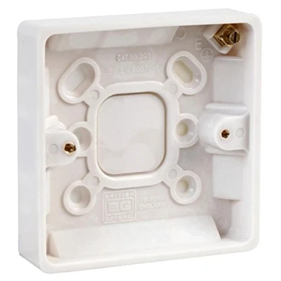 Image of Surface Box 1G 19MM, Back Boxes/MOUNTING Boxes Electrical 893
