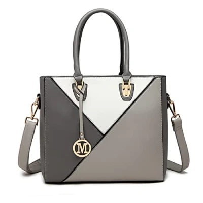 Image of Miss Lulu Women Top Handle Bag Handbags Shoulder Elegant Modern For Work Shopping Travel