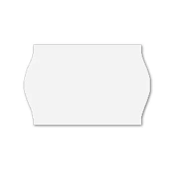 Image of Gato CT7 26mm x 16mm Price Gun Labels White Permanent Wavy Edge 10 Rolls 12,000