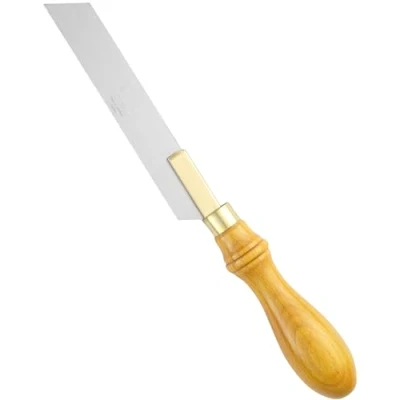 Image of Flush Cut Hand Saw for Woodwork by Footprint. 6 Inch Spring Steel Blade Flexibility to dowels and Plugs Flush. Precision Super Sharp. Designed Leave Smooth Finish.