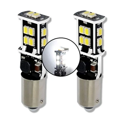 Image of MCK Auto H21W BAY9s LED Canbus Bulbs Sidelights Reverse Front Rear White Very Bright and Without Errors Compatible with F30 F31 LCI GA4L3 Transform Your Ride