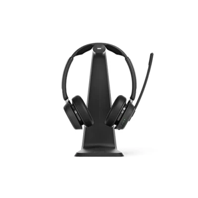 Image of EPOS IMPACT 1061T Premium Wireless Headset with Microphone for PC Double Sided, High Clarity AI Voice Technology, Super Wideband Audio, Microsoft Teams Certified, Durable Design