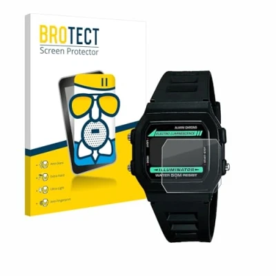 Image of brotect Anti Glare Glass Screen Protector Matte compatible with Casio W 86 1VQES Scratch 9H Protection Film