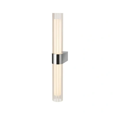 Image of SLV LED bathroom wall lamp Lygant double, chrome, aluminium