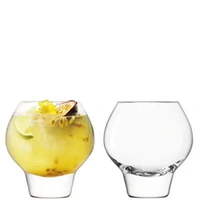 Image of LSA Rum Balloon Tumbler 380ml Clear Set of 2 Mouthblown &amp; Handmade Glass RU01