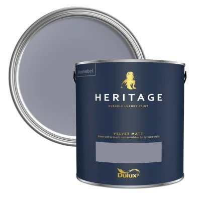 Image of Dulux Trade Heritage Velvet Matt Emulsion Violet Night (2.5 Litres)
