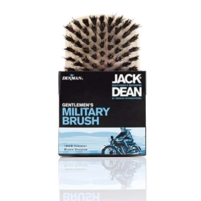 Image of Denman Jack Dean Military Brush, Maple Wood Brush