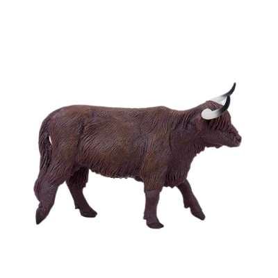 Image of MOJO Highland Cow Farm Animal Model Toy Figure