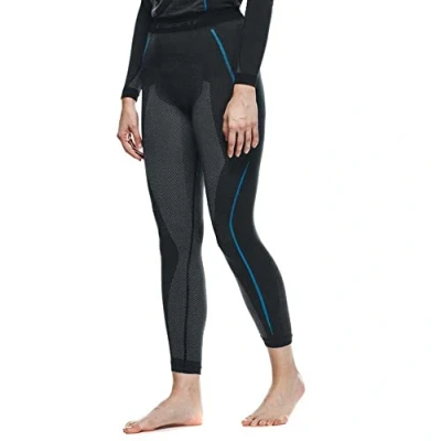 Image of Dainese Women&#039;s Dry Pants Lady Base Layer Bottom, Black/Blue, M