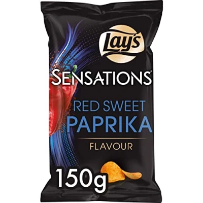 Image of Lay&#039;S Crisps Sensations Red Sweet Paprika American Lays Chips 5.2 Ounce Total