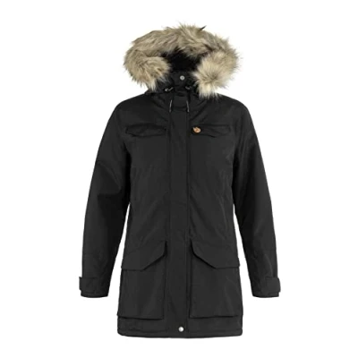Image of Fjällräven NUUK Parka, Women&#039;s, Size: Large, Black