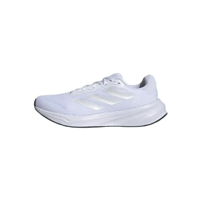 Image of adidas Women&#039;s Response Runner Shoes Running, Cloud White/Zero Metalic/Dash Grey, 10.5 UK