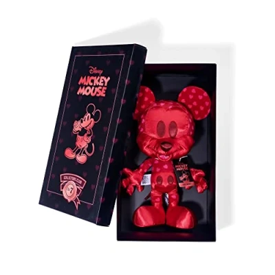 Image of Simba 6315870307 Disney Love Mickey Mouse July Edition, Amazon Exclusive, 35 cm Plush Figure in Gift Box, Special, Limited Edition Collectible, Soft Toy Suitable for Children from Birth