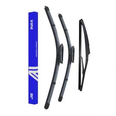 Image of Vipa Wiper Blade Set fits: DS 3 Hatchback Apr 2015 to May 2020