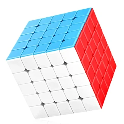 Image of TOYESS Stickerless 5x5 Speed Magic Cube, Professional Puzzle Brain Teasers Toys for Kids &amp; Adults