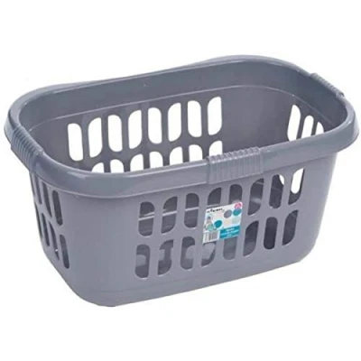 Image of Wham 2 x HIPSTER LAUNDRY BASKET SILVER
