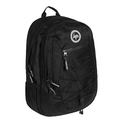 Image of hype BAGS Black Crest Unisex Backpacks in Size: One Size