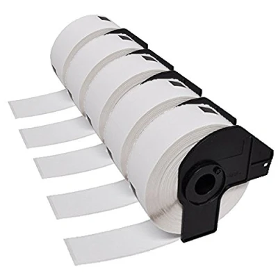 Image of PerfectPrint Compatible Label Roll Replacement for Brother QL 810W 820NWB 580N 800 1050 1050N 1060N 500 550 570 700 710W DK 11201 (Black on White, 5 Pack)