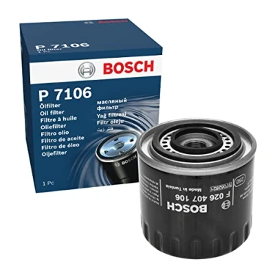 Image of 4402665 Oil Filter BOSCH F 026 407 106 3/4&quot; 16 UNF 2B Spin on RENAULT: LAGUNA 1, ESPACE 3