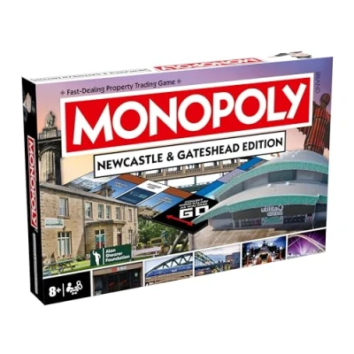 Image of Winning Moves Newcastle &amp; Gateshead Monopoly Regional Board Game