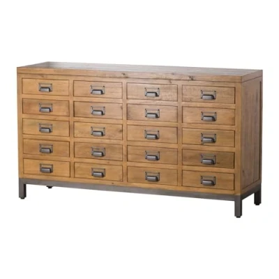 Image of Hill 1975 The Draftsman Collection 20 Drawer Merchant Chest, Wood, One