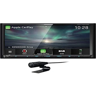 Image of Kenwood DNX7190DABS navigator 17.6 cm (6.95&quot;) Touchscreen TFT Fixed Black 2.5 kg