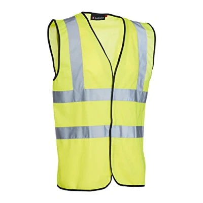 Image of Blackrock Yellow &amp; Orange Hi Vis Vests, High Jackets, Rail Orange, Visibility, Safety, Reflective, Hivisible PPE, Viz, Security, Workwear, Mens Womens Sizes Small 6XL