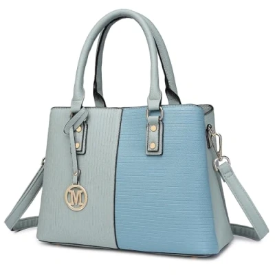 Image of Miss Lulu Women’s Top Handle Handbag, PU Leather Elegant handbags for women, Fashion Hobo Bags, Faux Shoulder Bag, Handbag with Detachable Cross Body Strap &amp; Grab Handles (Blue)