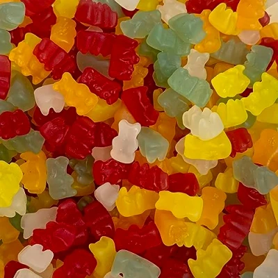 Image of Vegan Gummy Bears 700g Re Sealable Pouch by The Gourmet Sweet Company