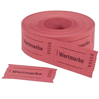 Image of SIGEL GR554 Value Tags Roll Red 500 Bonuses