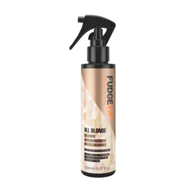 Image of Fudge Professional All Blonde 10 in 1 Condition and Sheild Mist, 90 Percent Stronger Hair, Bond Repair Technology, 150 ml