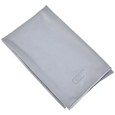 Image of Audi 80A096325 Cleaning Cloth for Touch Displays, Silver, 30 x cm