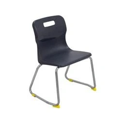 Image of Titan Skid Base Chair Size 3 350mm Seat Height Charcoal T23 C