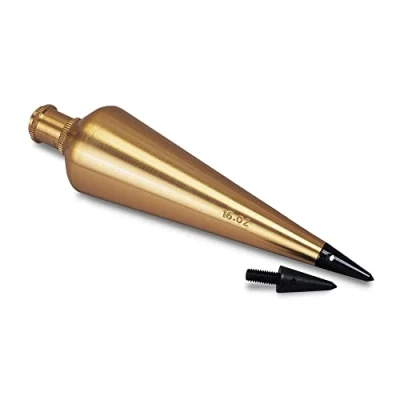 Image of STANLEY Plumb Bob, Brass, 16 Oz (47 974)