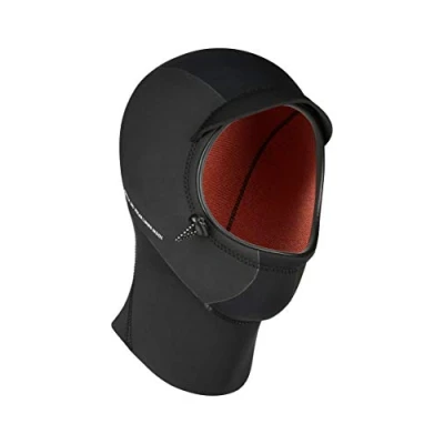 Image of Mystic Watersports Surf KiteSurf &amp; Windsurfing Marshall 3mm Neoprene Wetsuit Hood Black Unisex