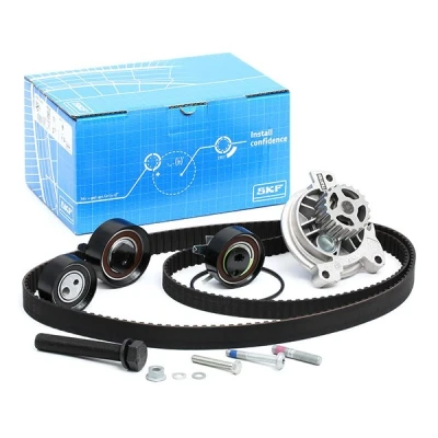 Image of 046109119, 046109119E, 074109119A, 074109119B, 074109119E Water Pump + Timing Belt Kit SKF VKMC 01258 1 VOLKSWAGEN: TRANSPORTER 4, 4 Bus