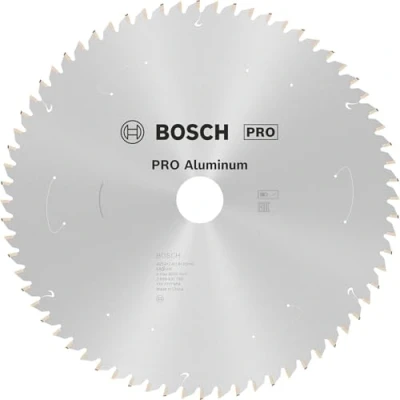 Image of Bosch Professional 2608837780 Blade Standard (for Aluminium, 254 x 30 2.4 mm, 68 Teeth Accessories: Cordless Circular Saw), mm