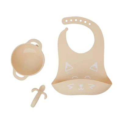 Image of Babymoov FIRST&#039;ISY Baby Feeding Set, Silicone weaning 6 12 Months