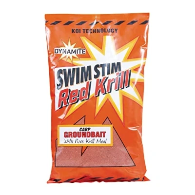 Image of Dynamite Swim Stim Carp Groundbait &#039;Red Krill&#039; (900g) Lokvoer