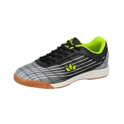 Image of Lico Men&#039;s Rockfield Multisport Indoor Shoes, Black (Black/Grey/Lemon), 7 UK