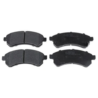 Image of 287142990162, 287142990175 Brake pad set BLUE PRINT ADJ134224 Front Axle with acoustic wear warning
