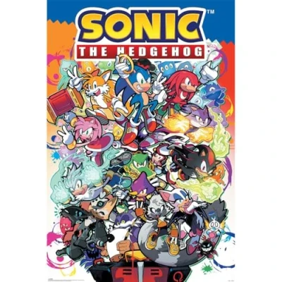 Image of Pyramid International Sonic the Hedgehog Poster Comic Characters